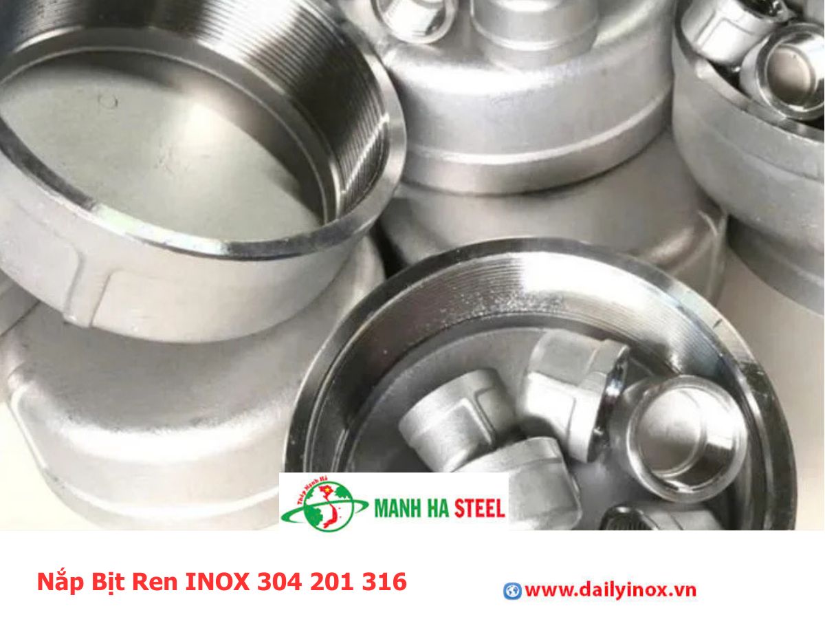 Nắp Bịt Ren INOX 304 201 316