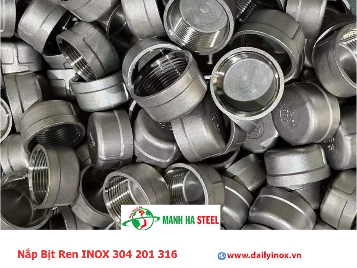 Nắp Bịt Ren INOX 304 201 316