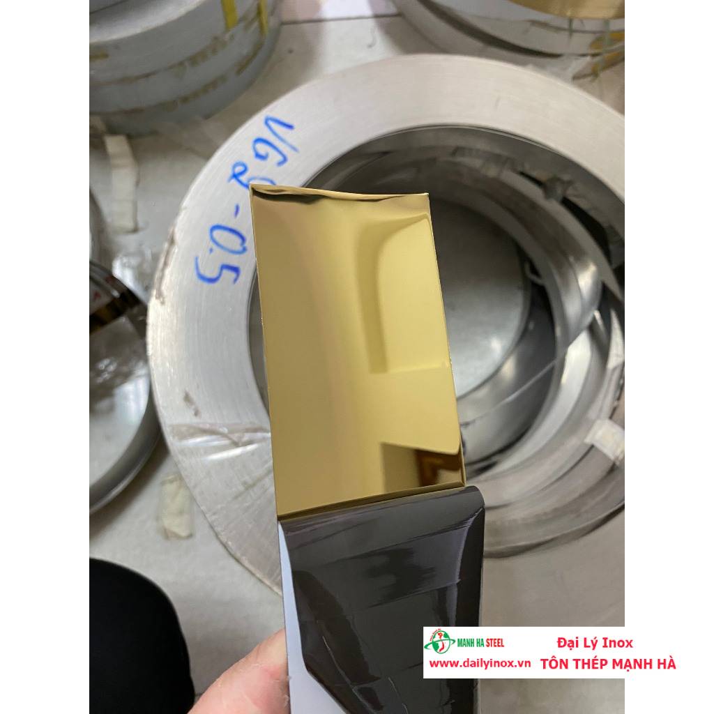 Nẹp Inox Lập Là 90mm