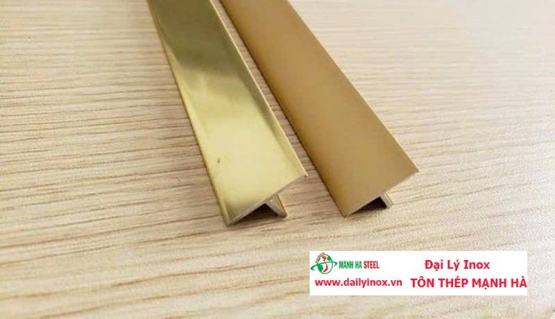 Nẹp T Inox Vàng