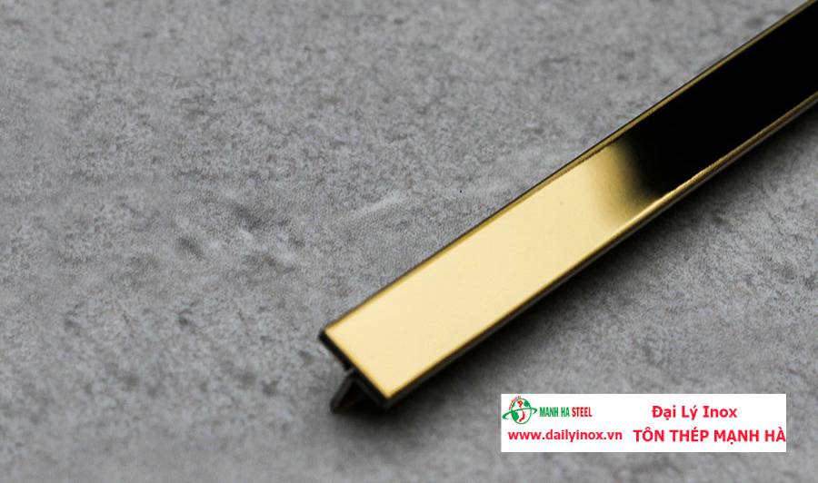 Nẹp T Inox Vàng