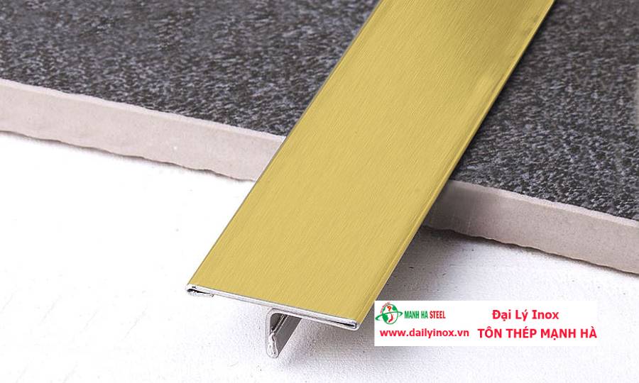 Nẹp T Inox Vàng
