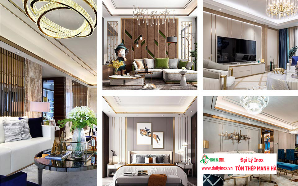 Nẹp Inox T6 Trang Trí Phòng