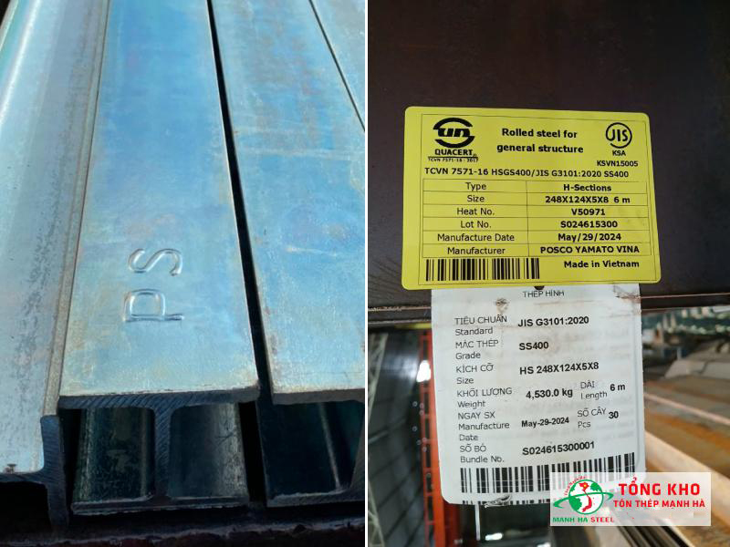 Bảng Báo Giá Thép Hình Posco