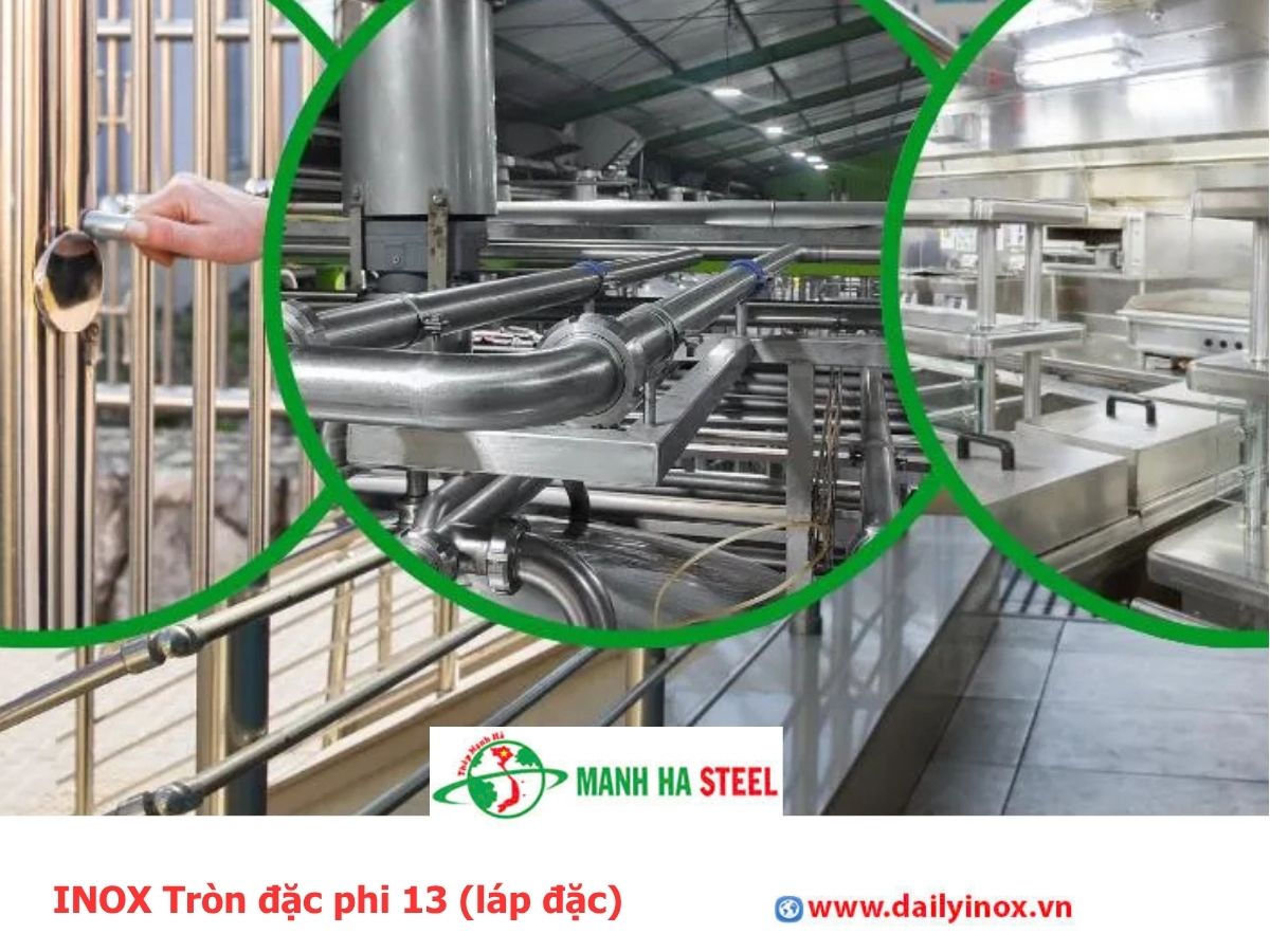 Bảng Báo Giá INOX Tròn đặc phi 13 (láp đặc)