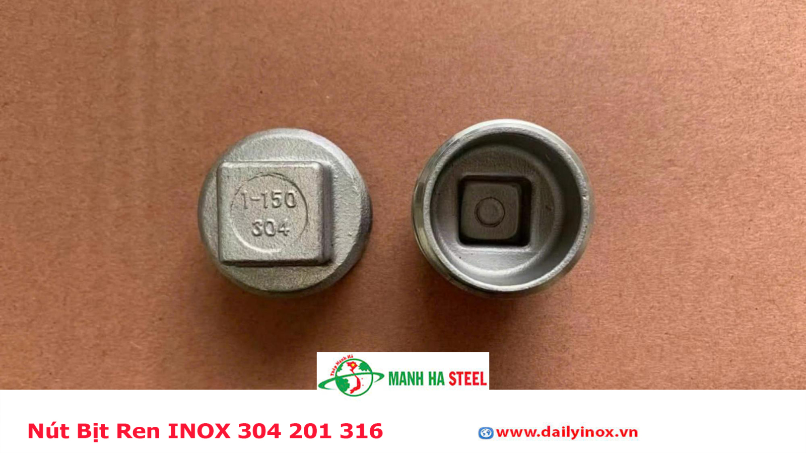 Nút Bịt Ren INOX 304 201 316