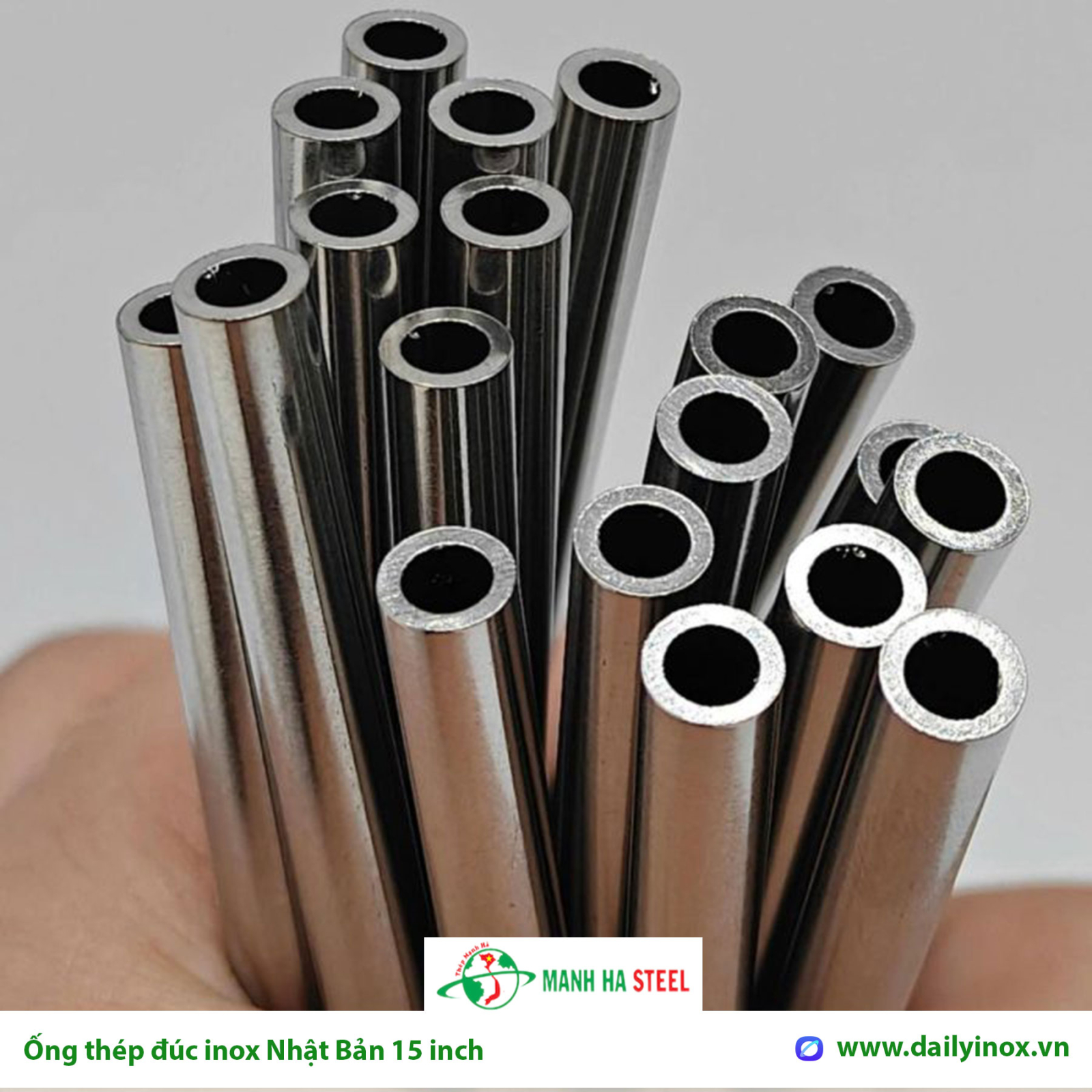 Ống đúc inox Nhật Bản 15 inch, Ống thép đúc inox Nhật Bản 15 inch