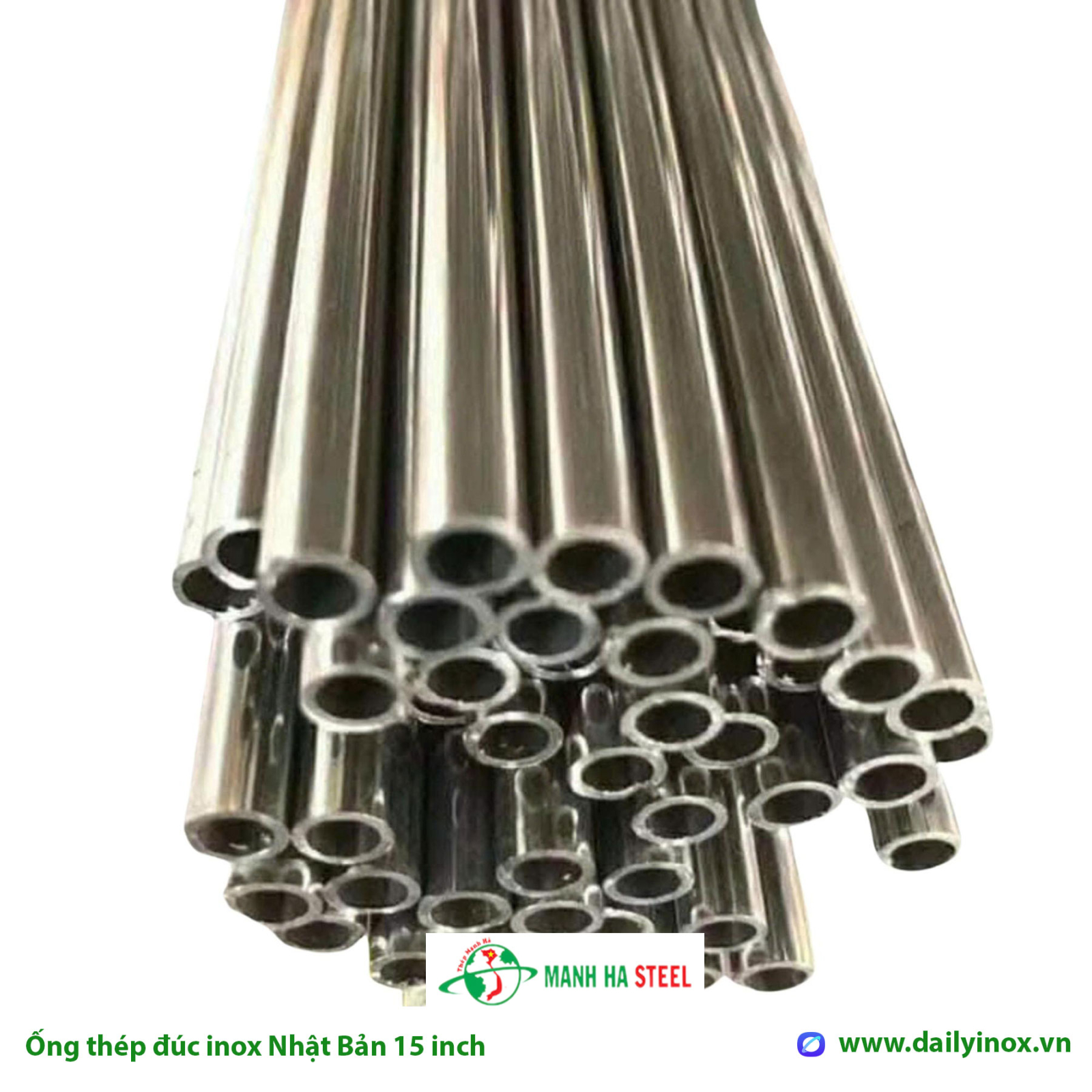 Ống đúc inox Nhật Bản 15 inch, Ống thép đúc inox Nhật Bản 15 inch