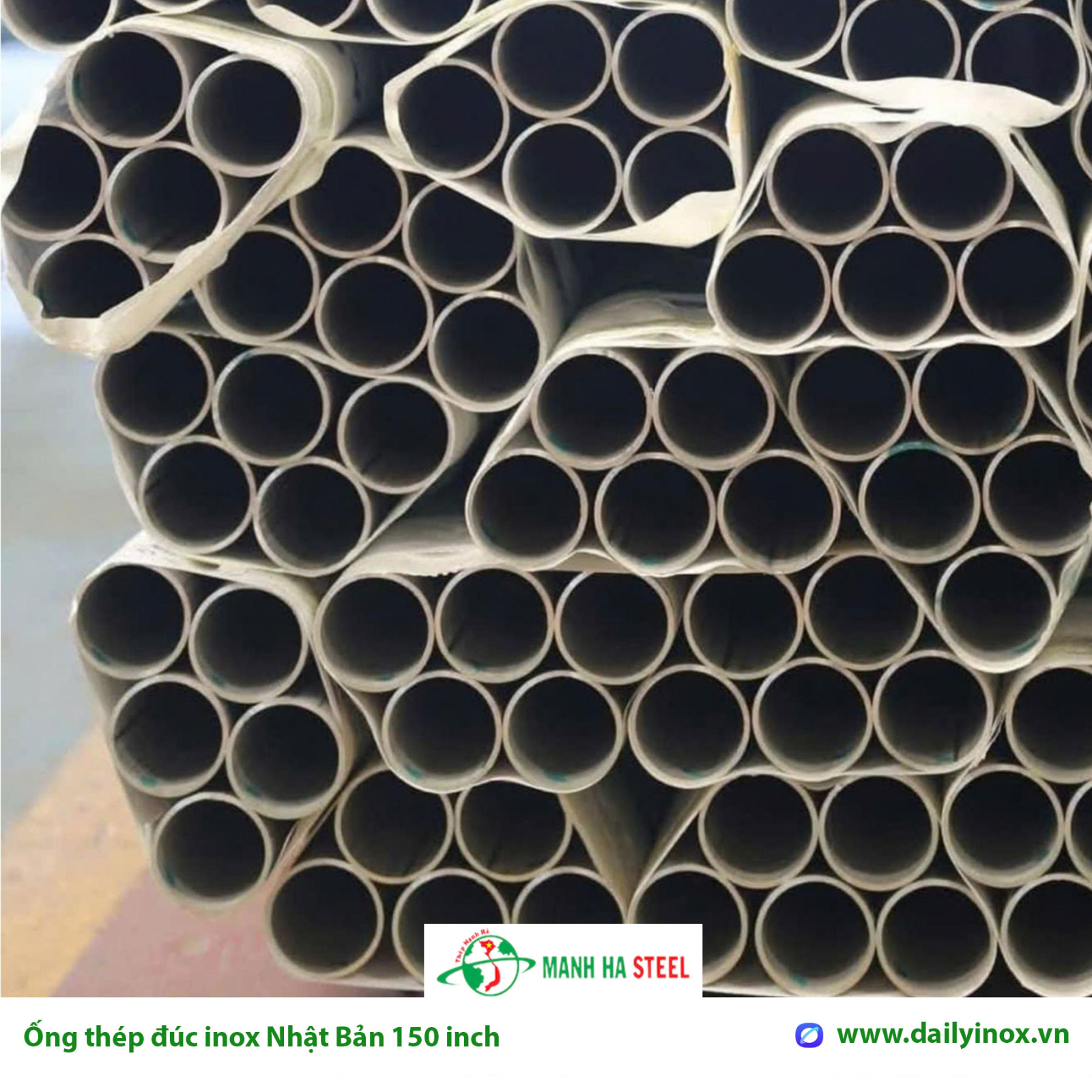 Ống đúc inox Nhật Bản 150 inch, Ống thép đúc inox Nhật Bản 150 inch