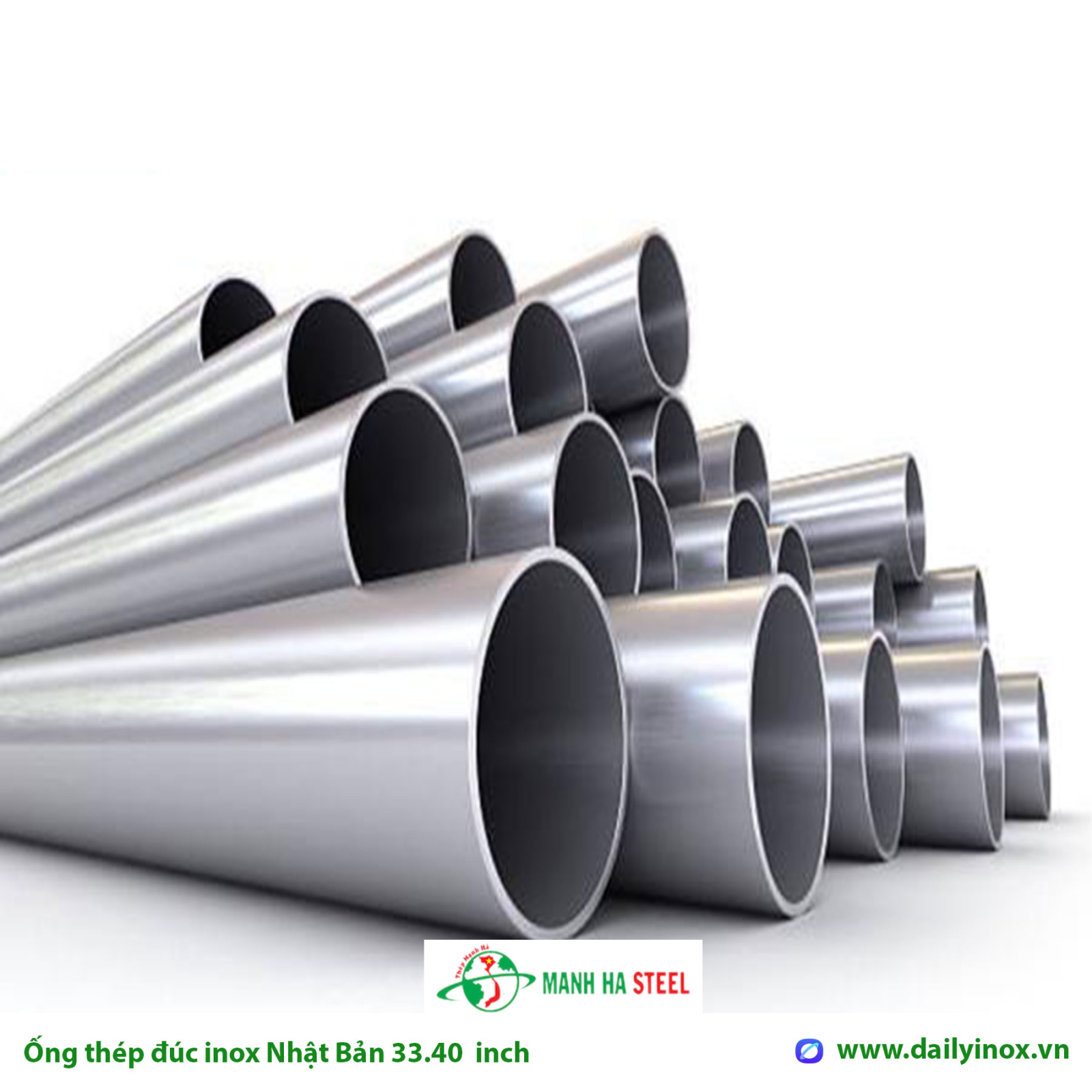 Ống đúc inox Nhật Bản 33.40 inch, Ống thép đúc inox Nhật Bản 33.40 inch