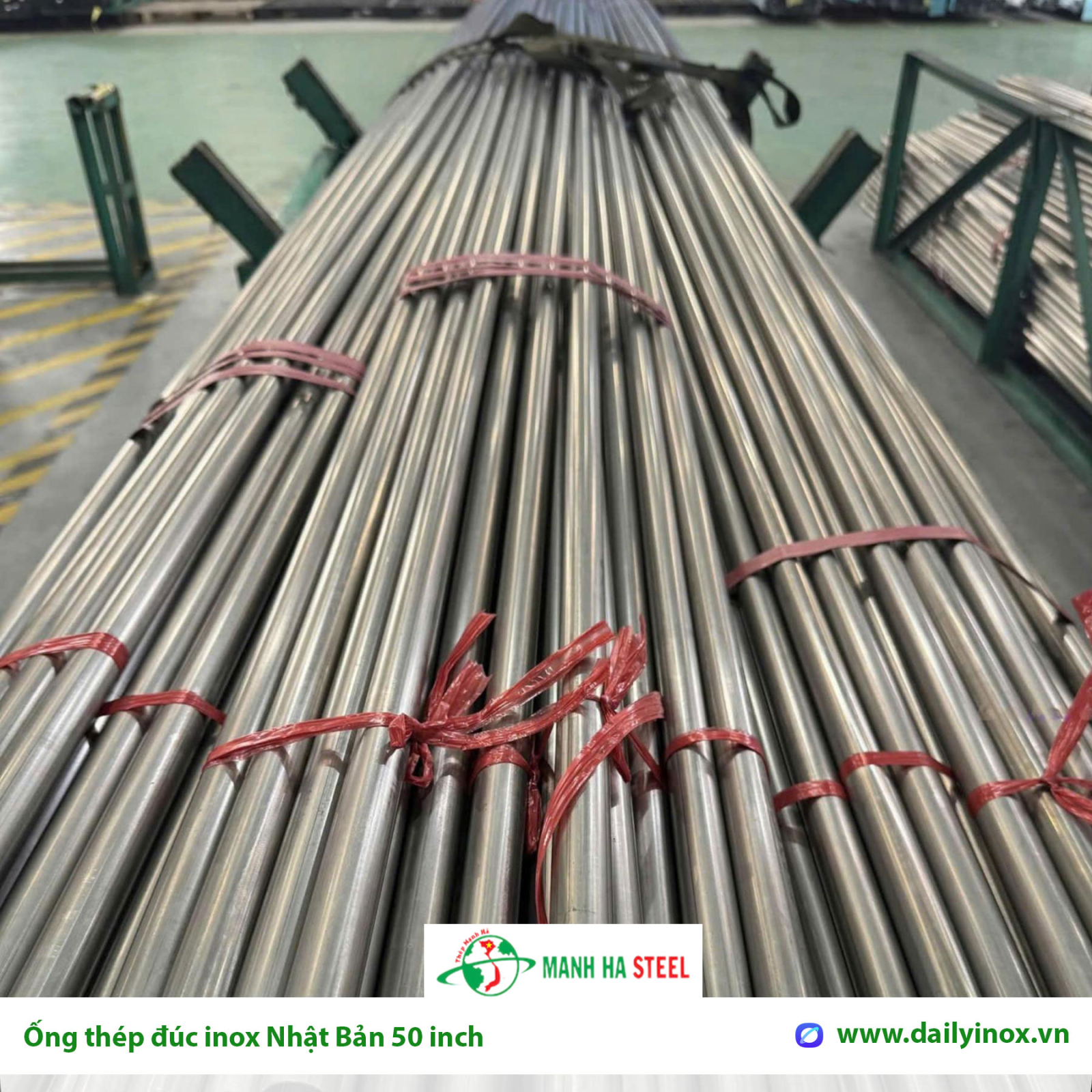 Ống đúc inox Nhật Bản 50 inch, Ống thép đúc inox Nhật Bản 50 inch
