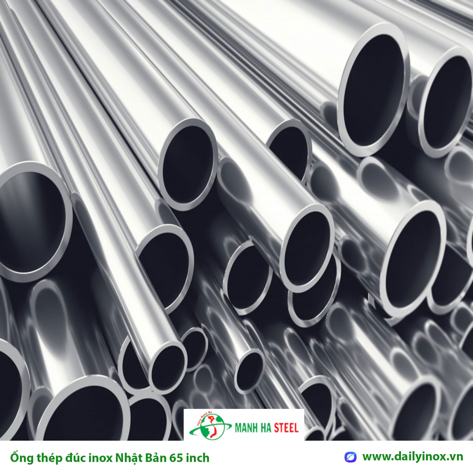 Ống đúc inox Nhật Bản 65 inch, Ống thép đúc inox Nhật Bản 65 inch