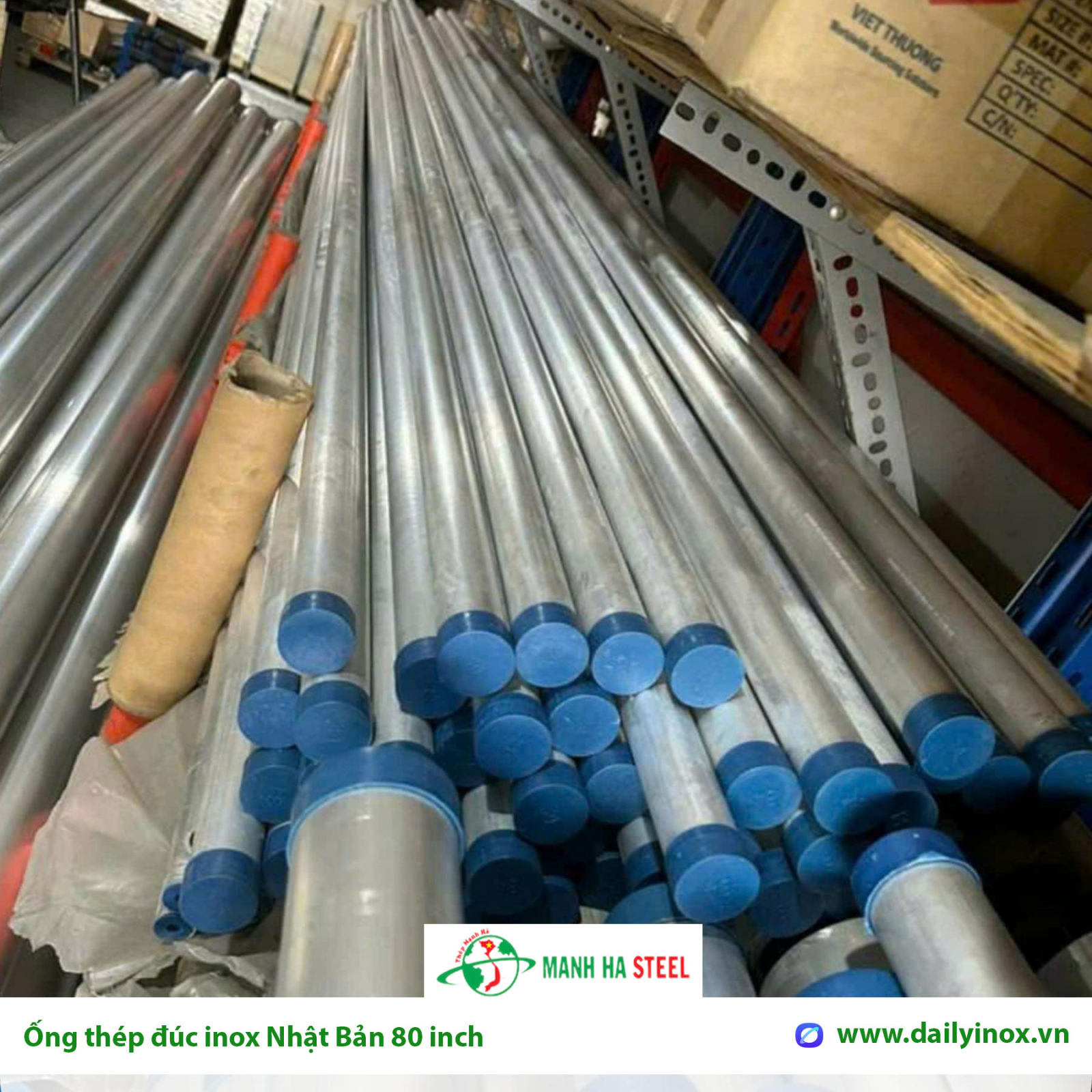 Ống đúc inox Nhật Bản 80 inch, Ống thép đúc inox Nhật Bản 80 inch