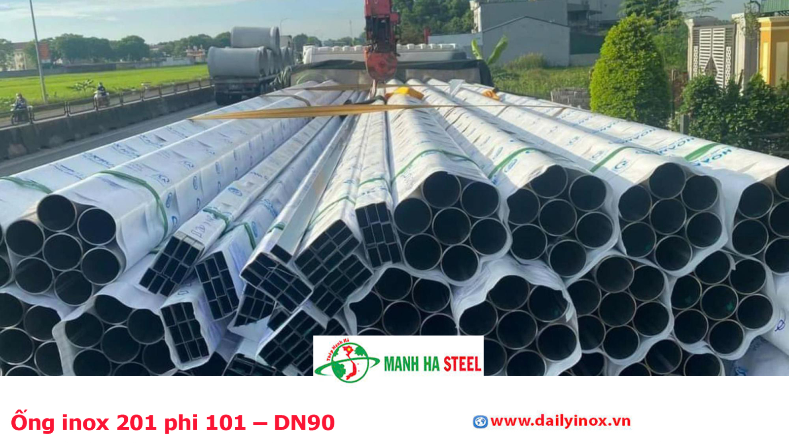 Bảng Báo Giá Ống inox 201 phi 101 – DN90