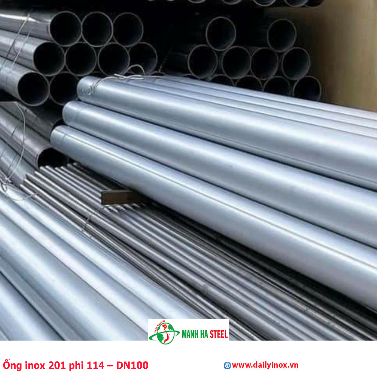 Bảng Báo Giá Ống inox 201 phi 114 – DN100