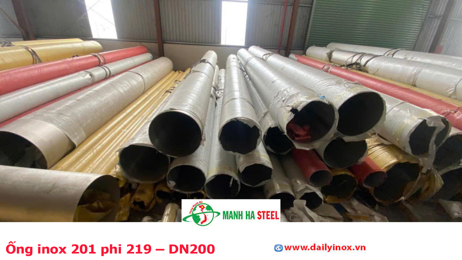 Bảng Báo Giá Ống inox 201 phi 219 – DN200