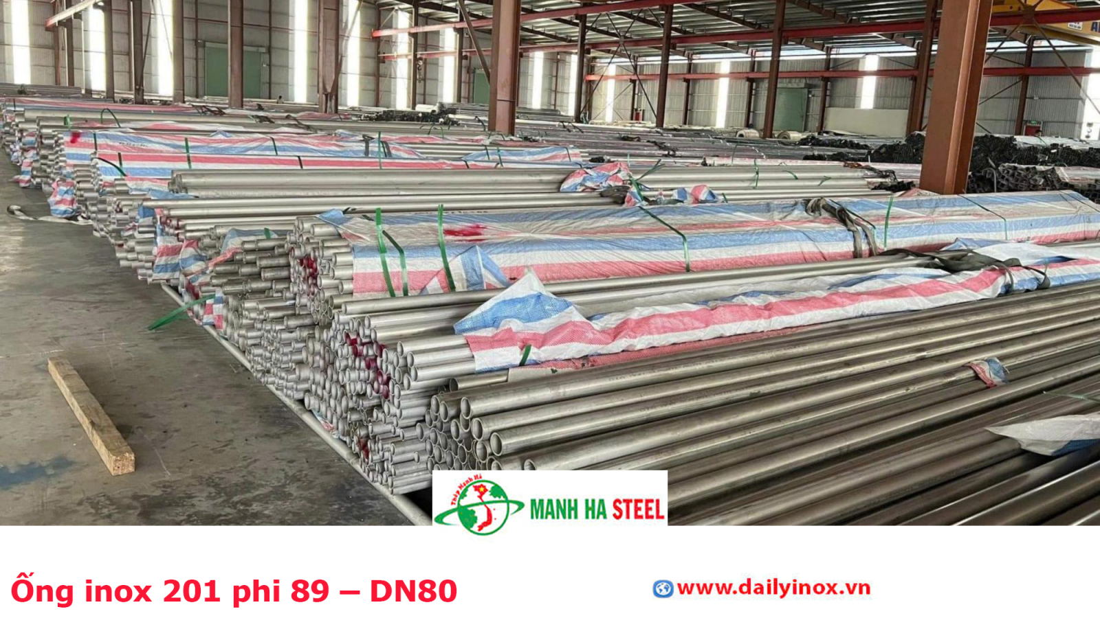 Bảng Báo Giá Ống inox 201 phi 89 – DN80