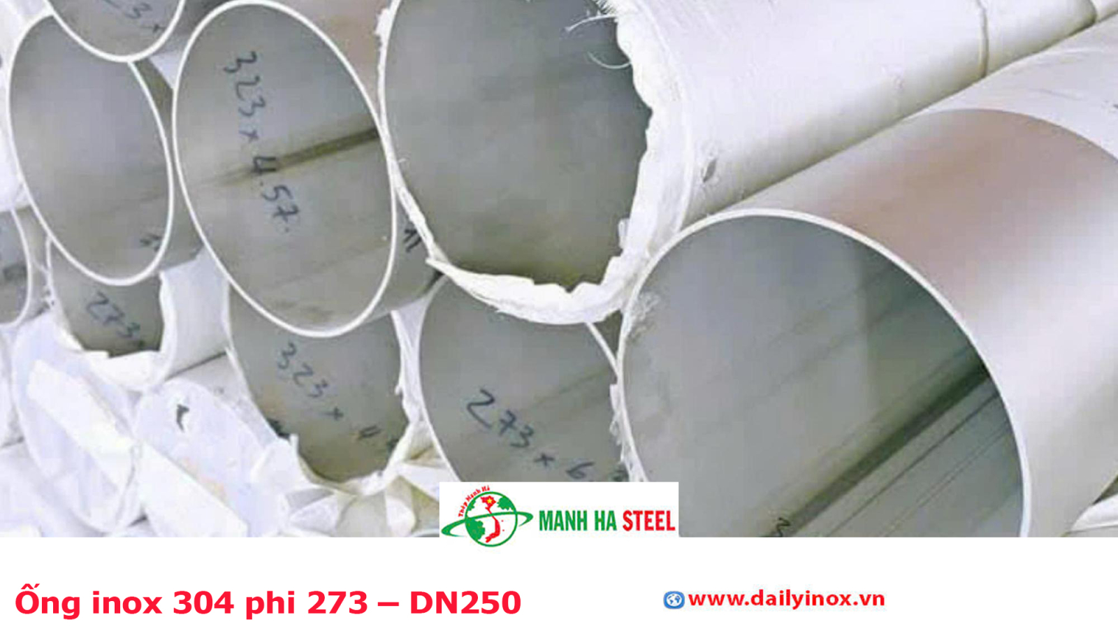 Ống đúc inox Trung Quốc 10 inch, Ống thép đúc inox Trung Quốc 273 mm (phi 273 )