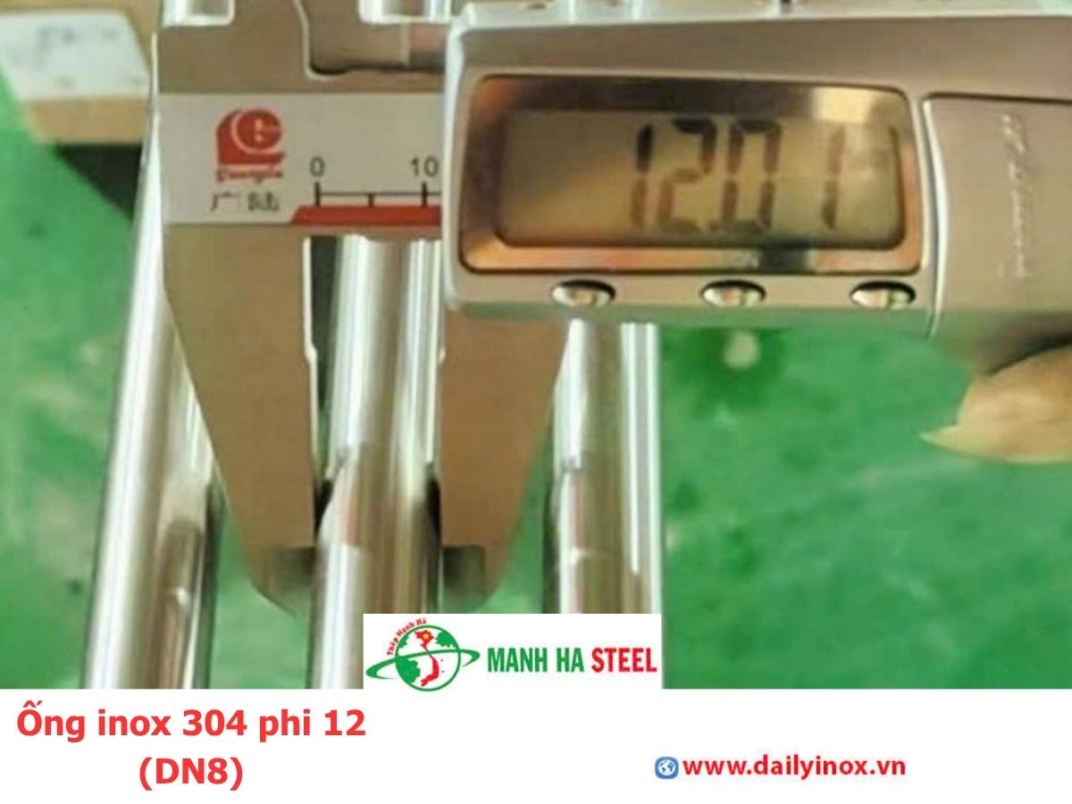 Bảng Báo Giá Ống inox 304 phi 12 (DN8)