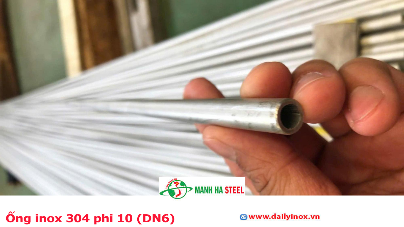 Bảng Báo Giá Ống inox 304 phi 10 (DN6)