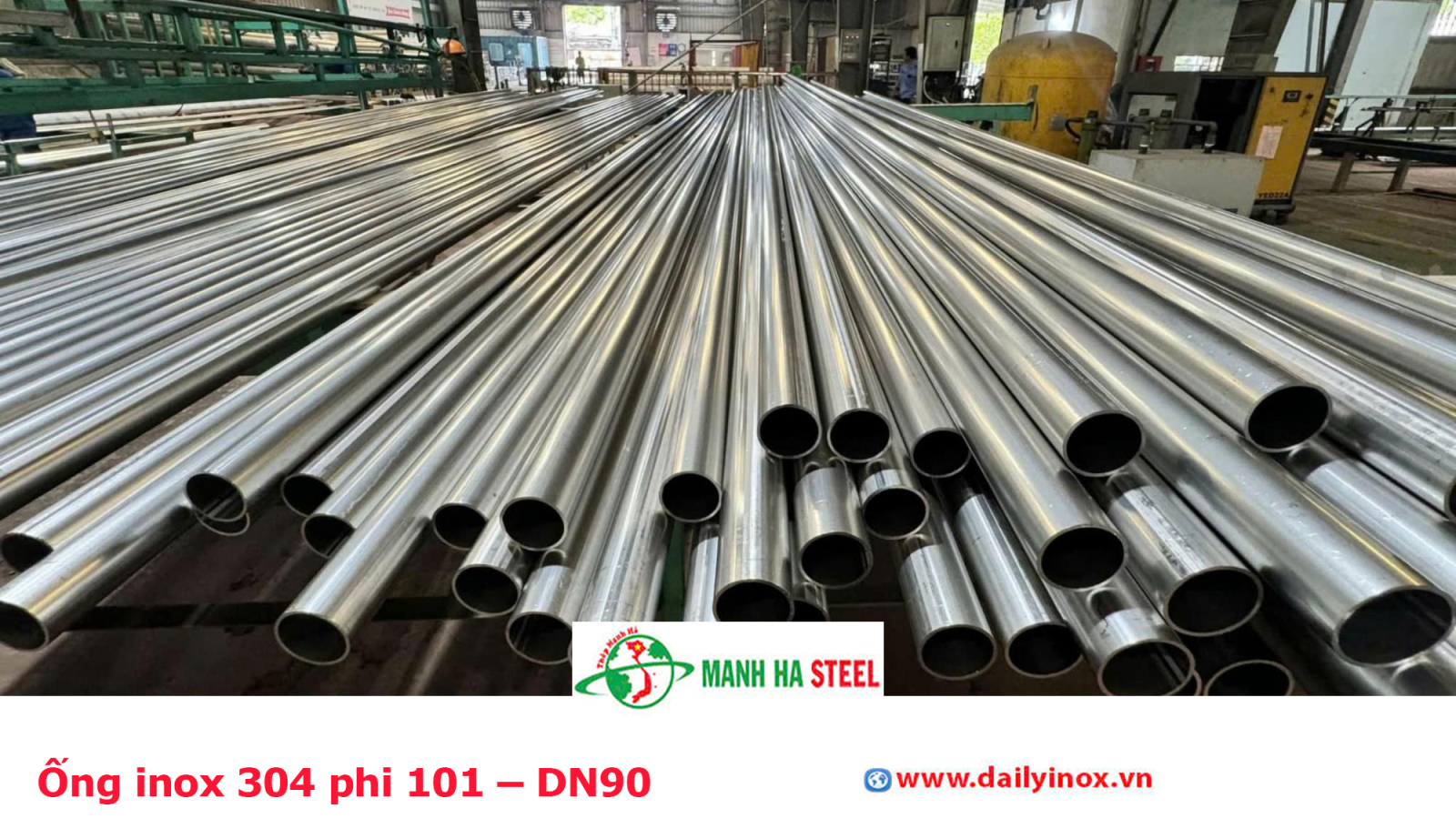 Bảng Báo Giá Ống inox 304 phi 101 – DN90