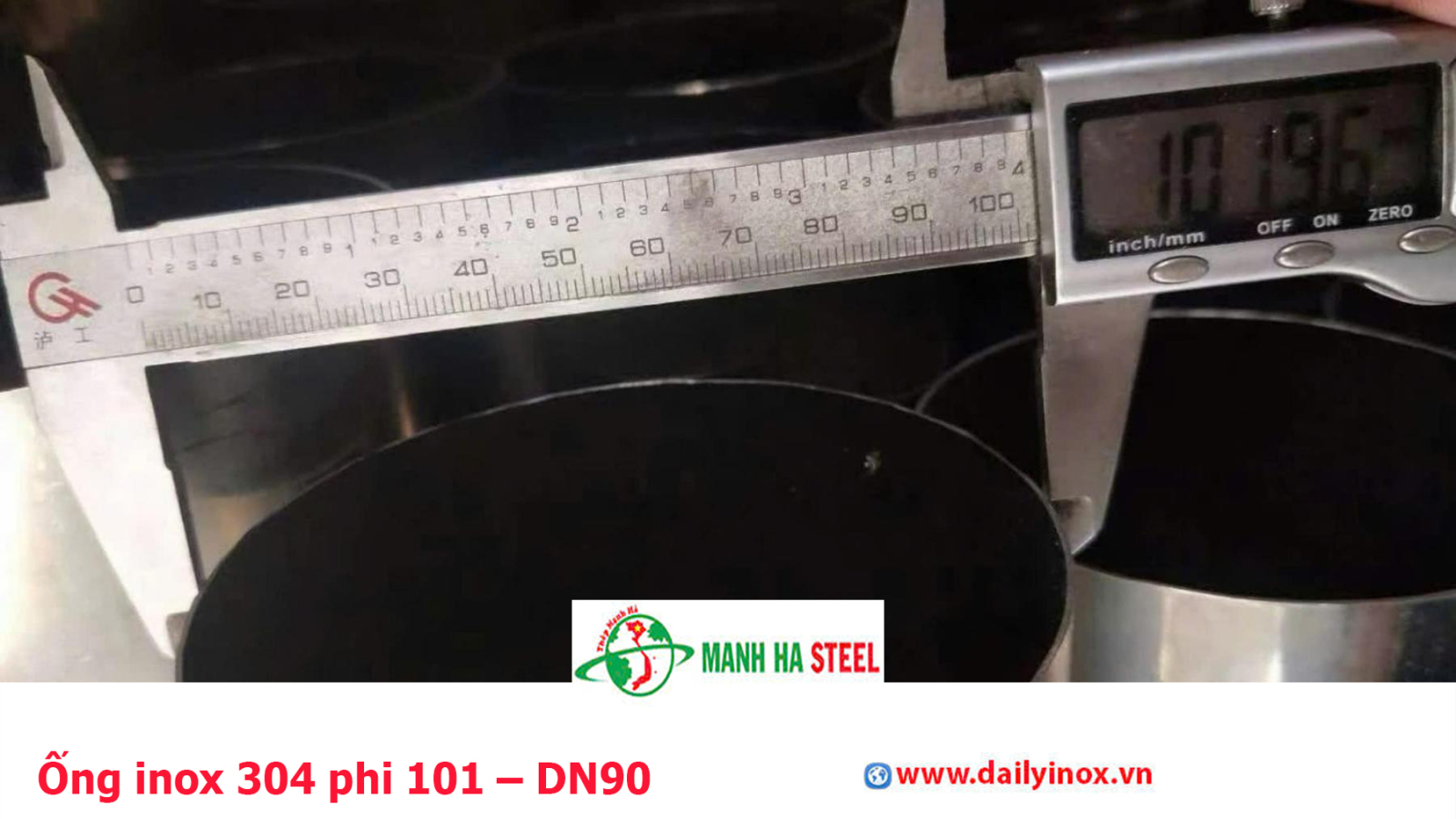 Bảng Báo Giá Ống inox 304 phi 101 – DN90