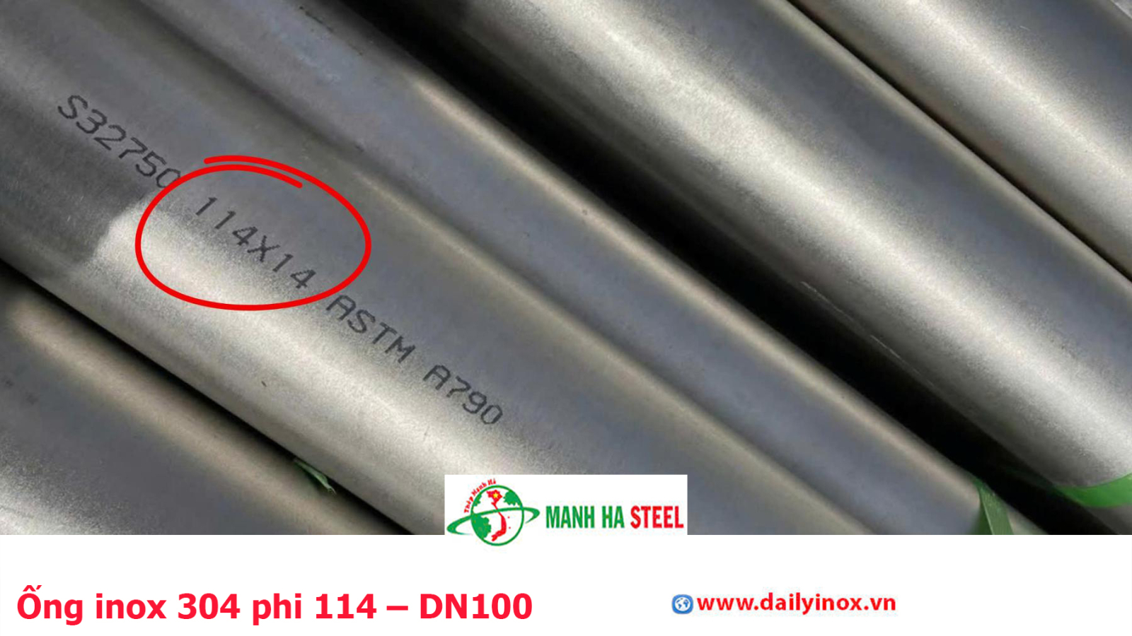 Bảng Báo Giá Ống inox 304 phi 114 – DN100