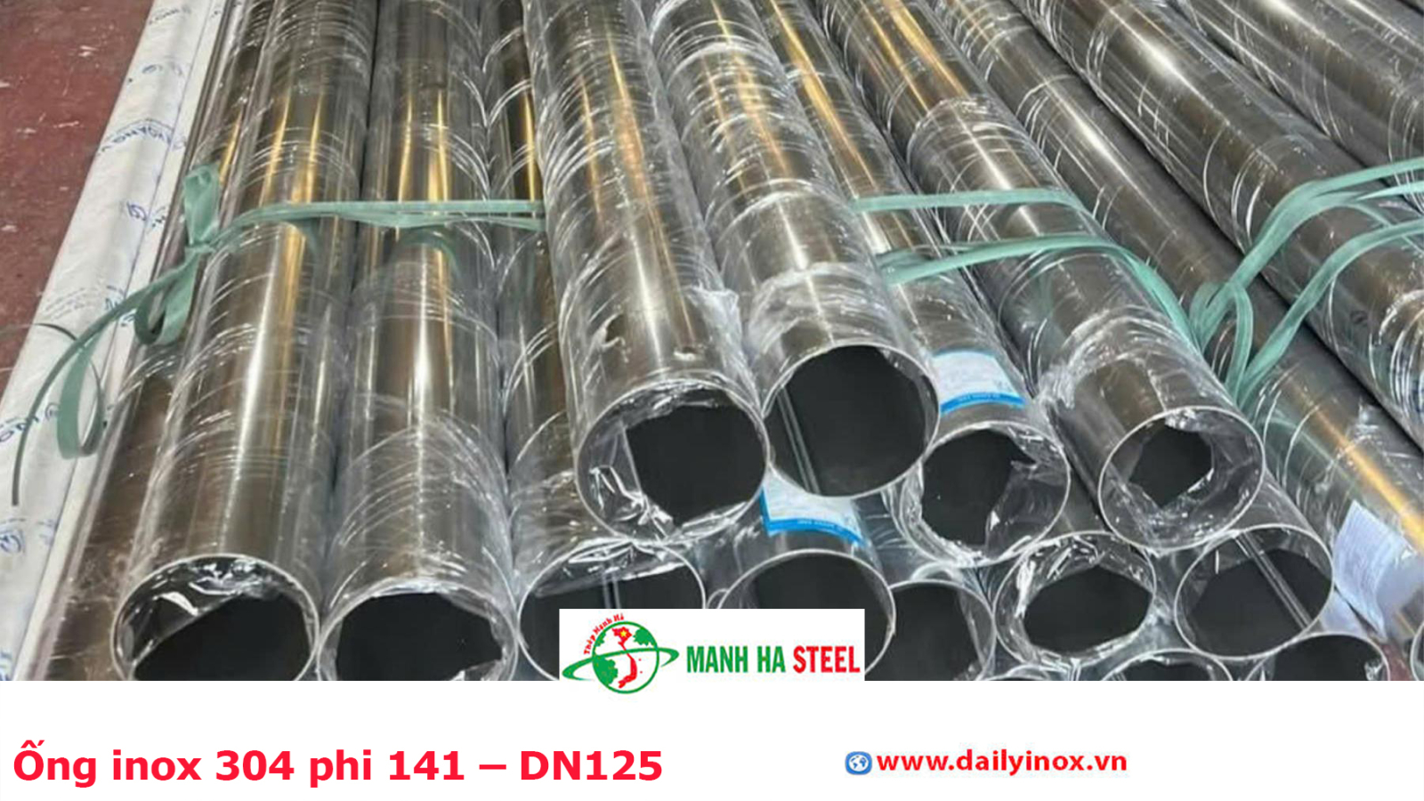 Bảng Báo Giá Ống inox 304 phi 141 – DN125