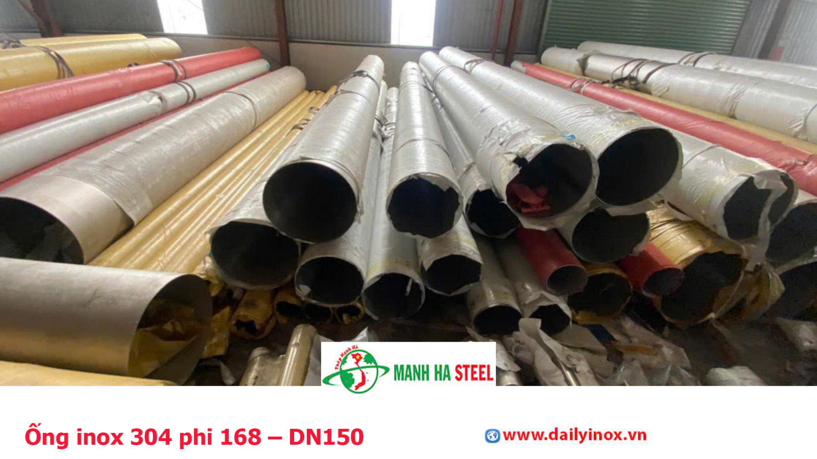 Bảng Báo Giá Ống inox 304 phi 168 – DN150