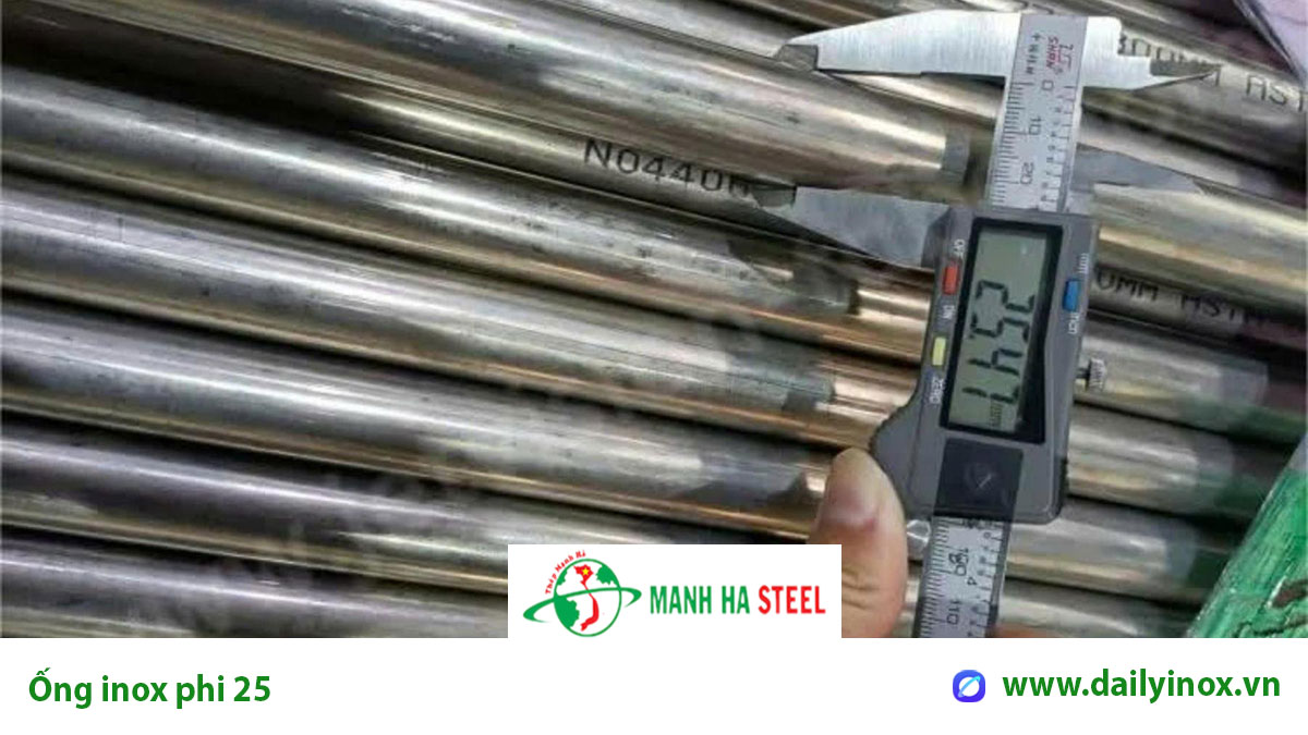Bảng Báo Giá Ống inox Phi 25
