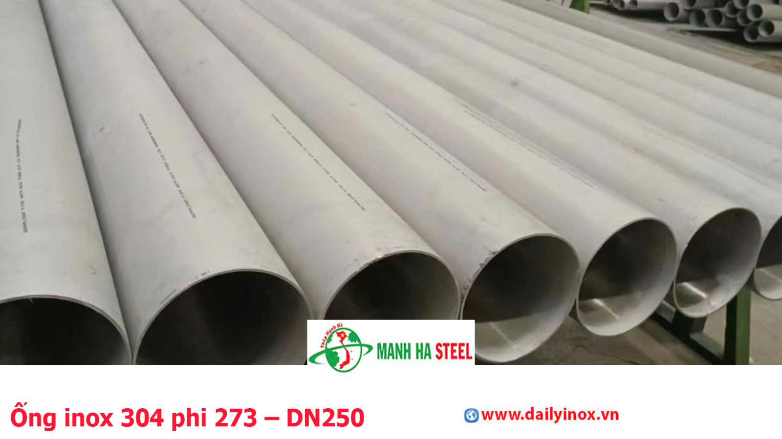 Ống đúc inox Trung Quốc 10 inch, Ống thép đúc inox Trung Quốc 273 mm (phi 273 )