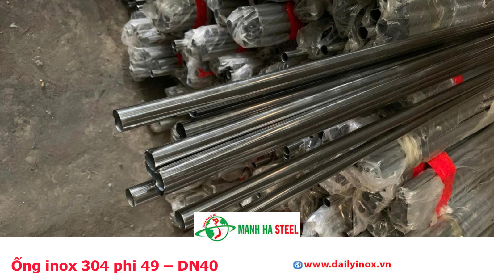 Bảng Báo Giá Ống inox 304 phi 49 – DN40