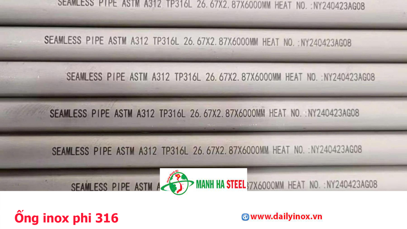 Bảng Báo Giá Ống INOX 316 (SUS316)