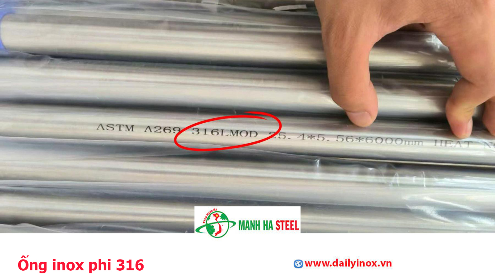 Bảng Báo Giá Ống INOX 316 (SUS316)