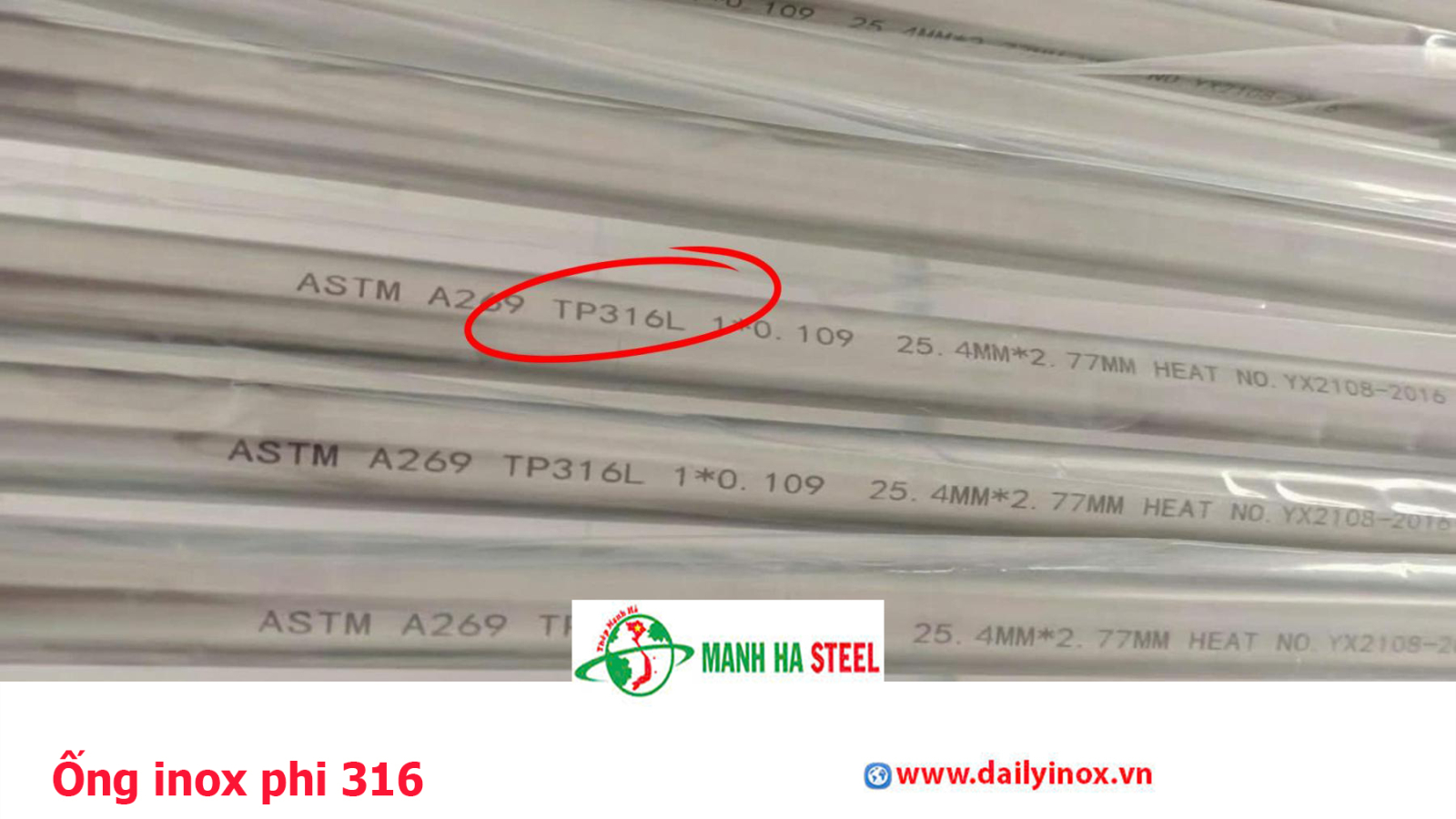 Bảng Báo Giá Ống INOX 316 (SUS316)