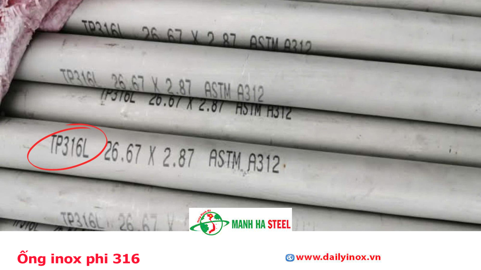 Bảng Báo Giá Ống INOX 316 (SUS316)