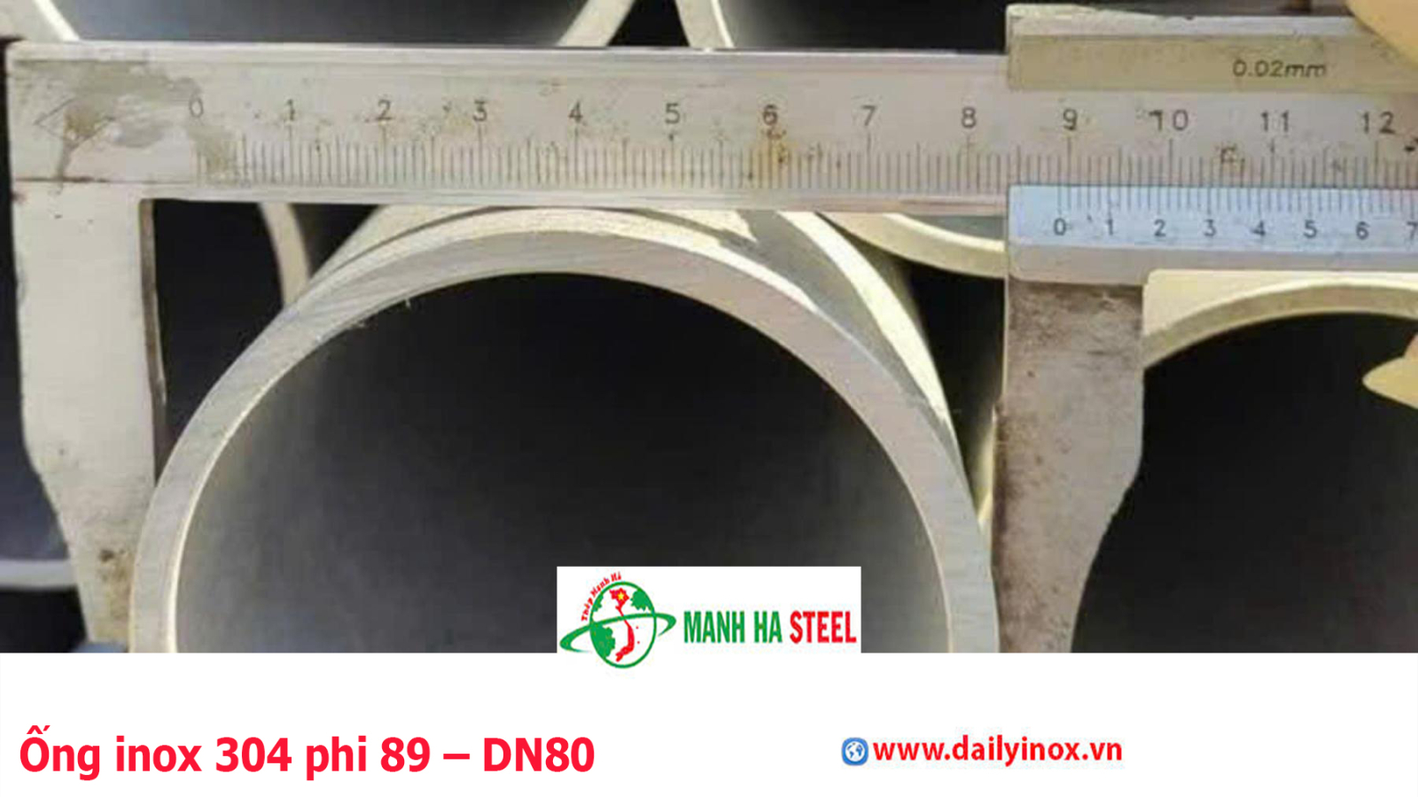 Bảng Báo Giá Ống inox 304 phi 89 – DN80