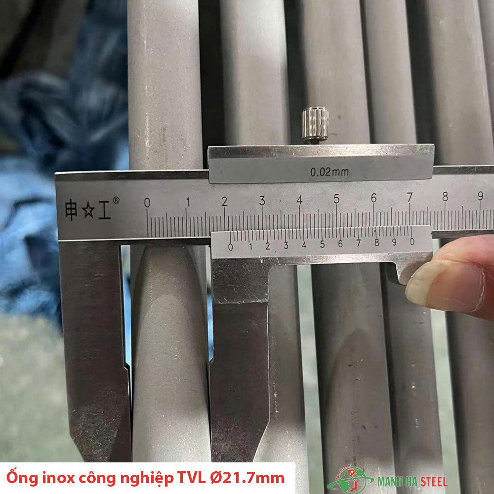 Ống inox công nghiệp TVL Ø21.7mm