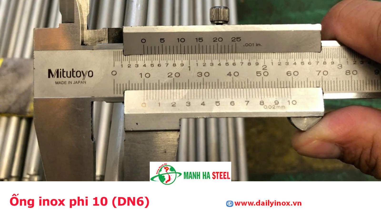 Bảng Báo Giá Ống inox phi 10 (DN6)