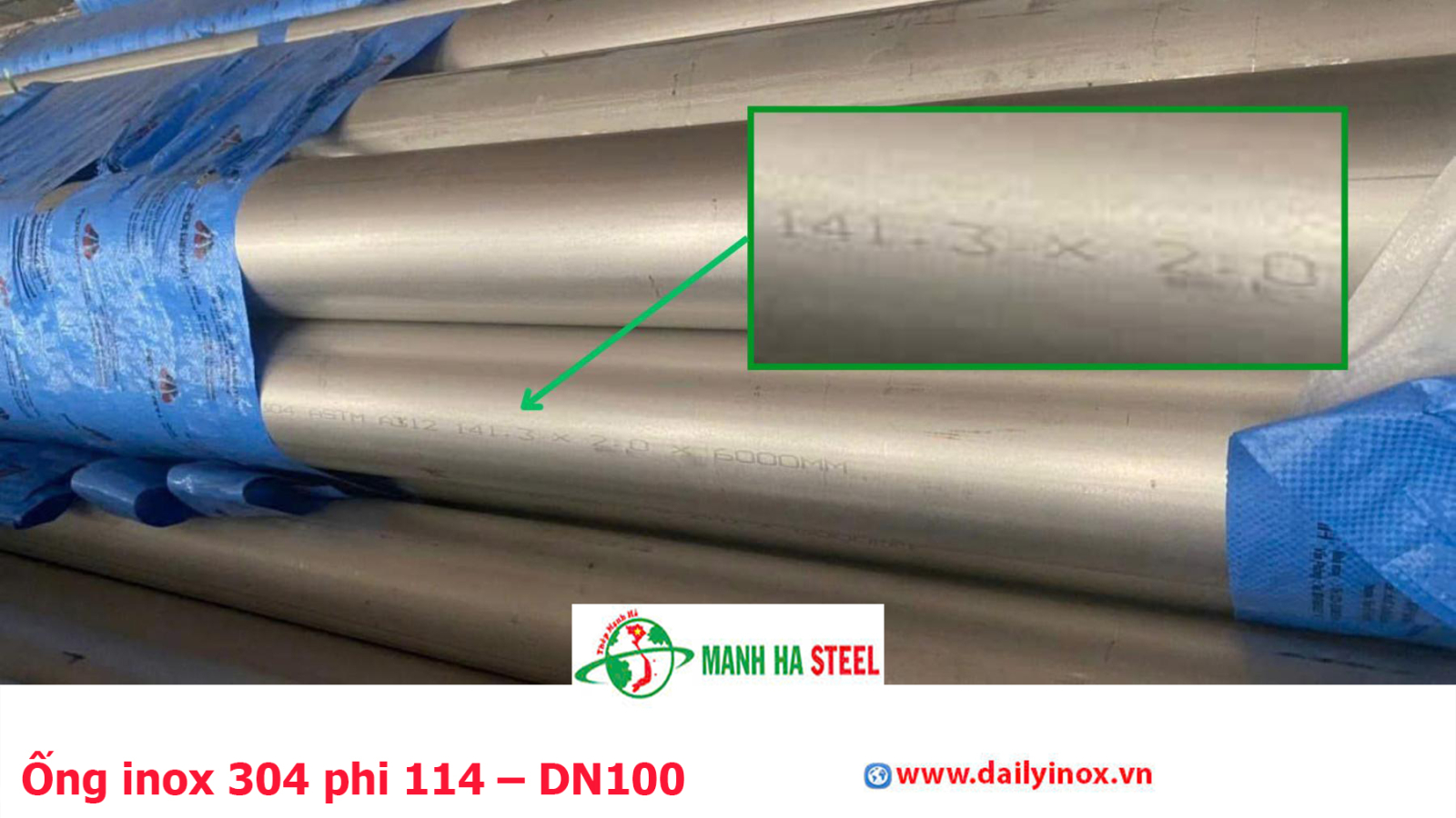 Bảng Báo Giá Ống inox 304 phi 114 – DN100