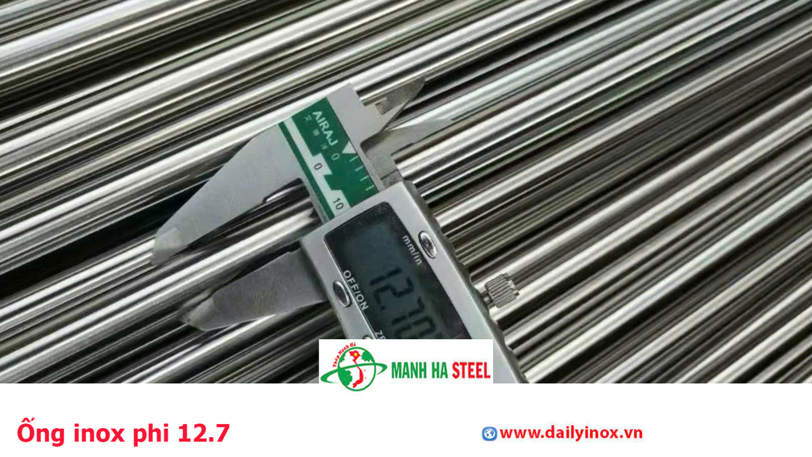 Bảng báo giá ống inox Phi 12.7