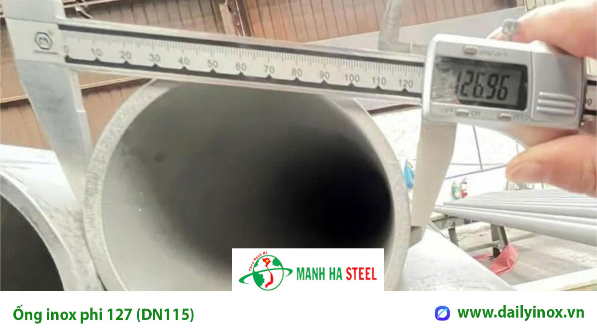 Bảng Báo Giá Ống inox phi 127 (DN115)