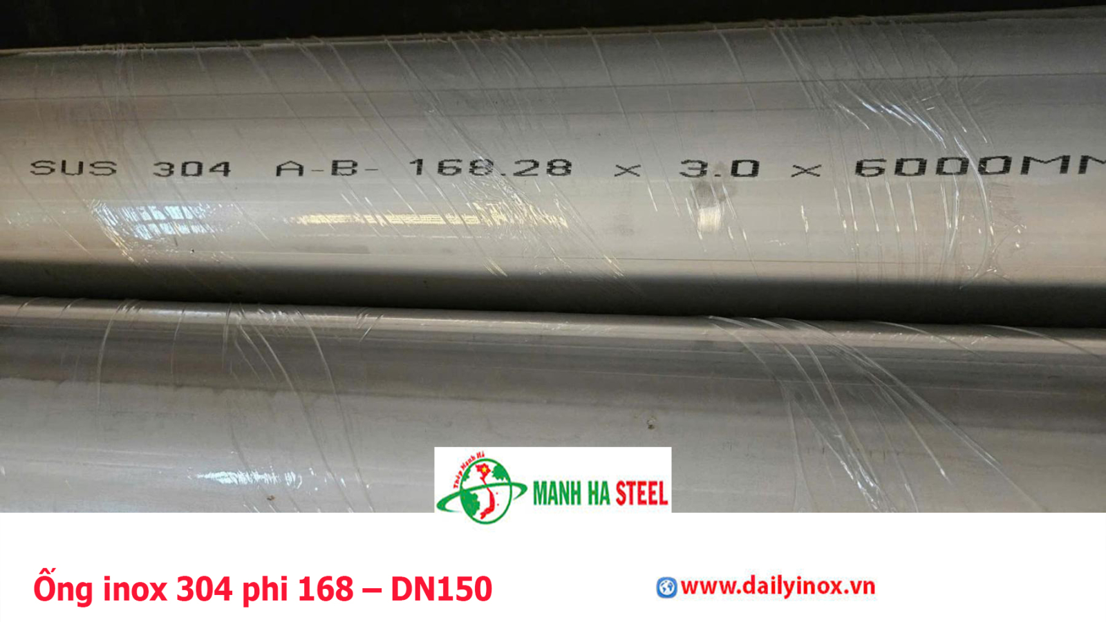 Bảng Báo Giá Ống inox 304 phi 168 – DN150