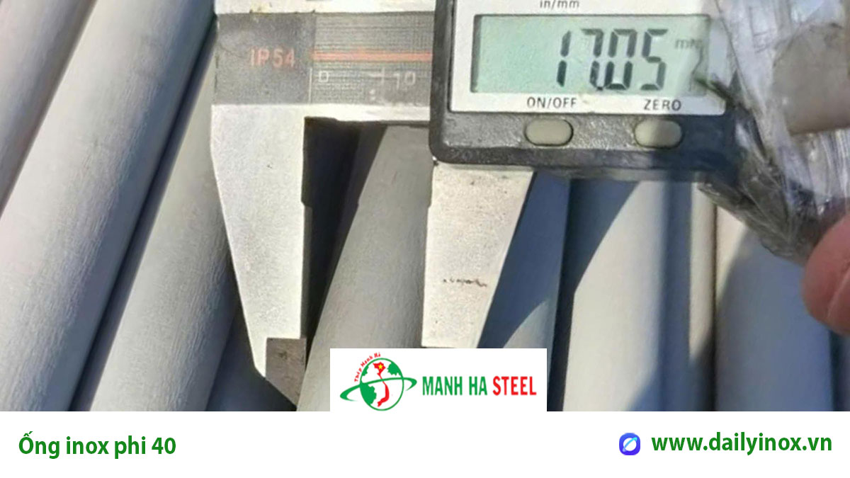 Bảng báo giá ống inox Phi 17 (DN10)