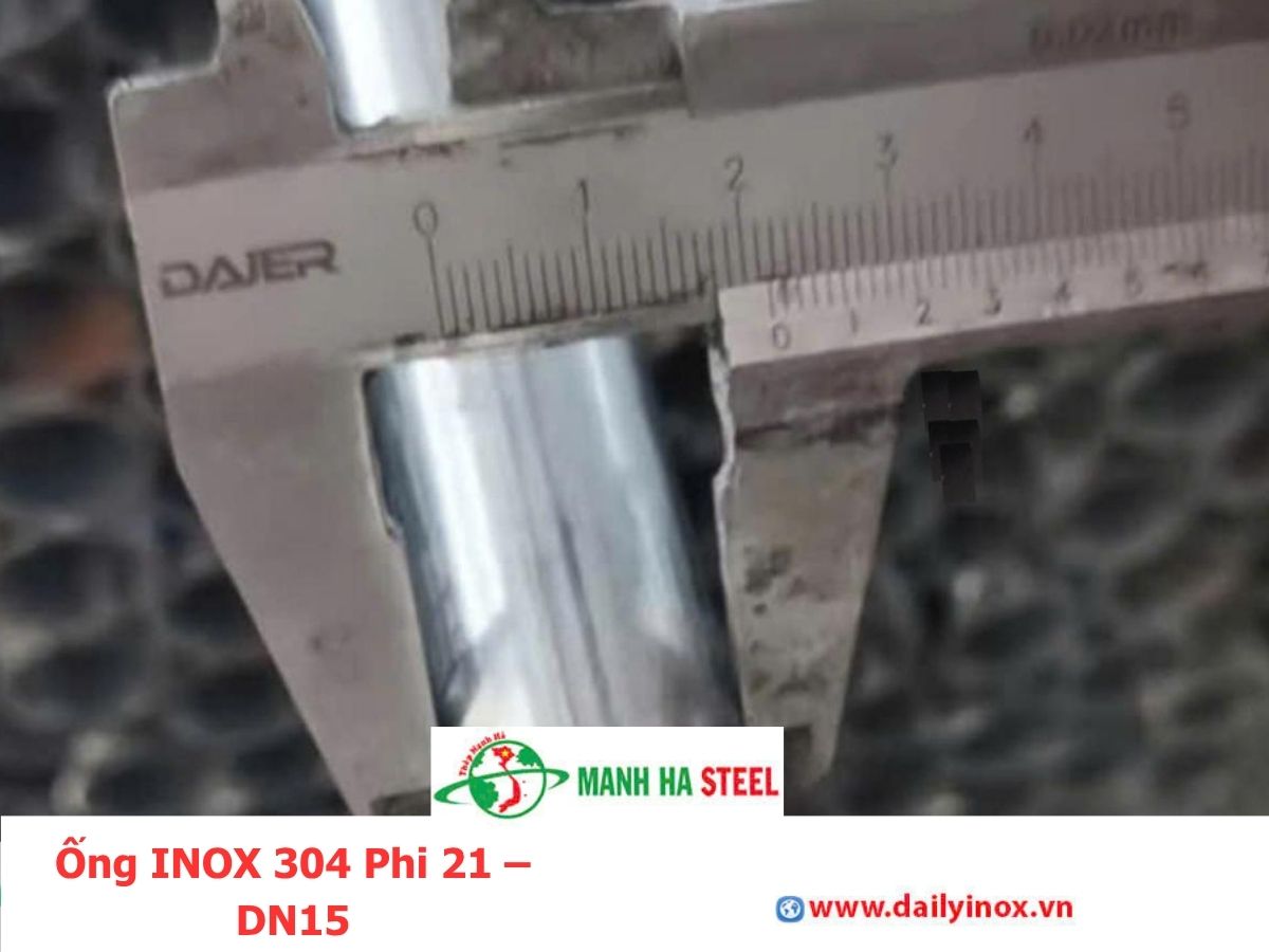 Bảng Báo Giá Ống INOX 304 Phi 21 – DN15