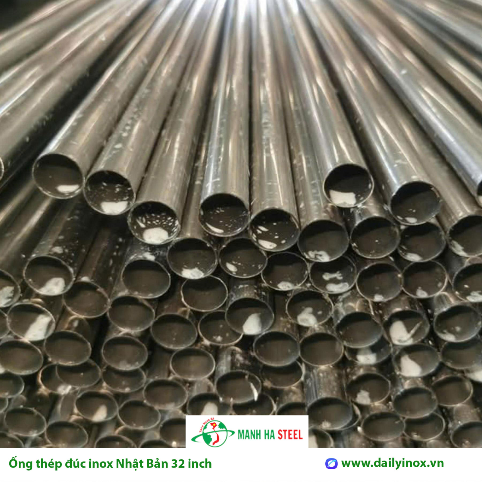 Ống đúc inox Nhật Bản 32 inch, Ống thép đúc inox Nhật Bản 32 inch