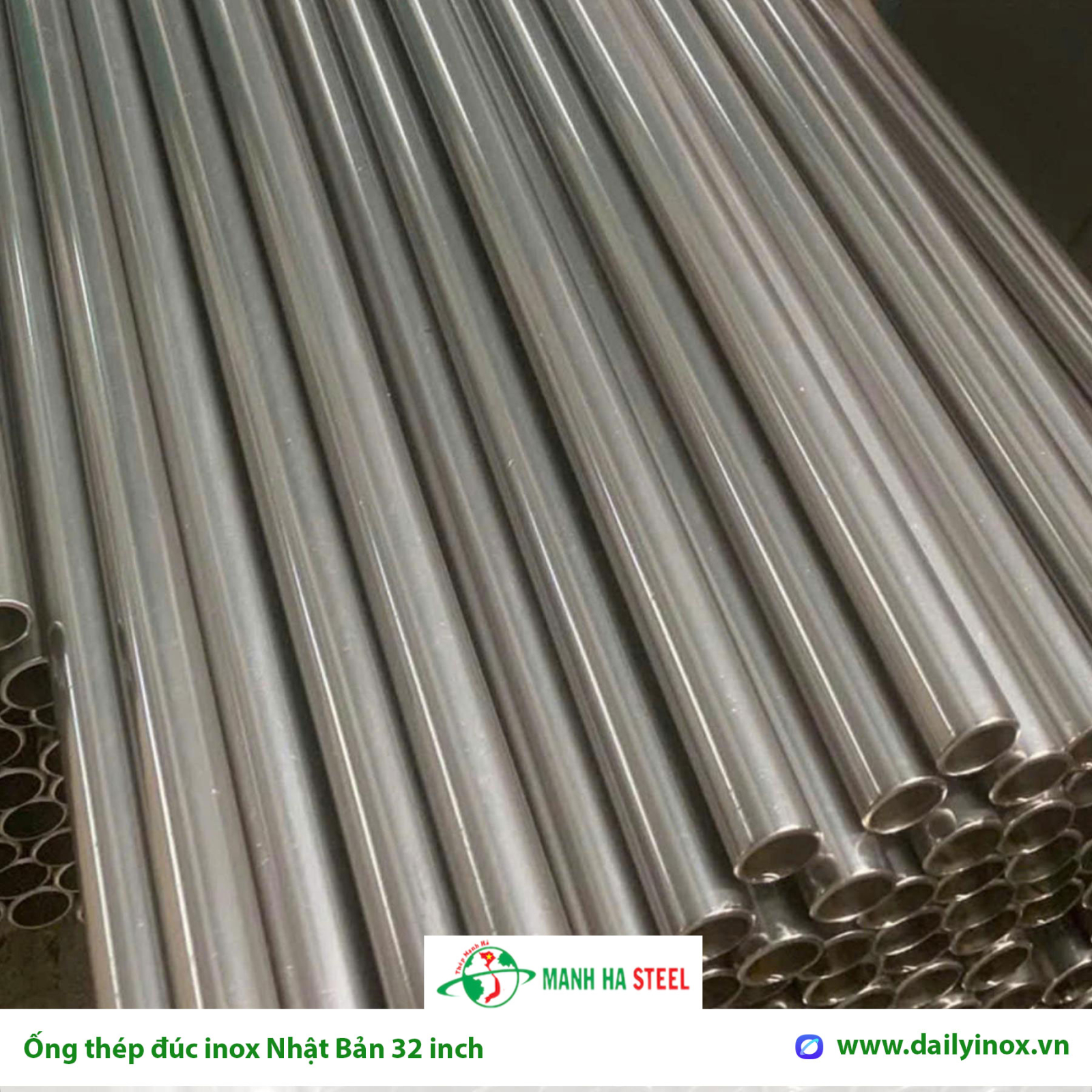 Ống đúc inox Nhật Bản 32 inch, Ống thép đúc inox Nhật Bản 32 inch