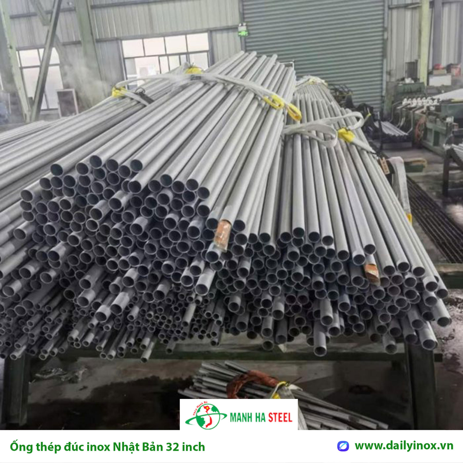 Ống đúc inox Nhật Bản 32 inch, Ống thép đúc inox Nhật Bản 32 inch