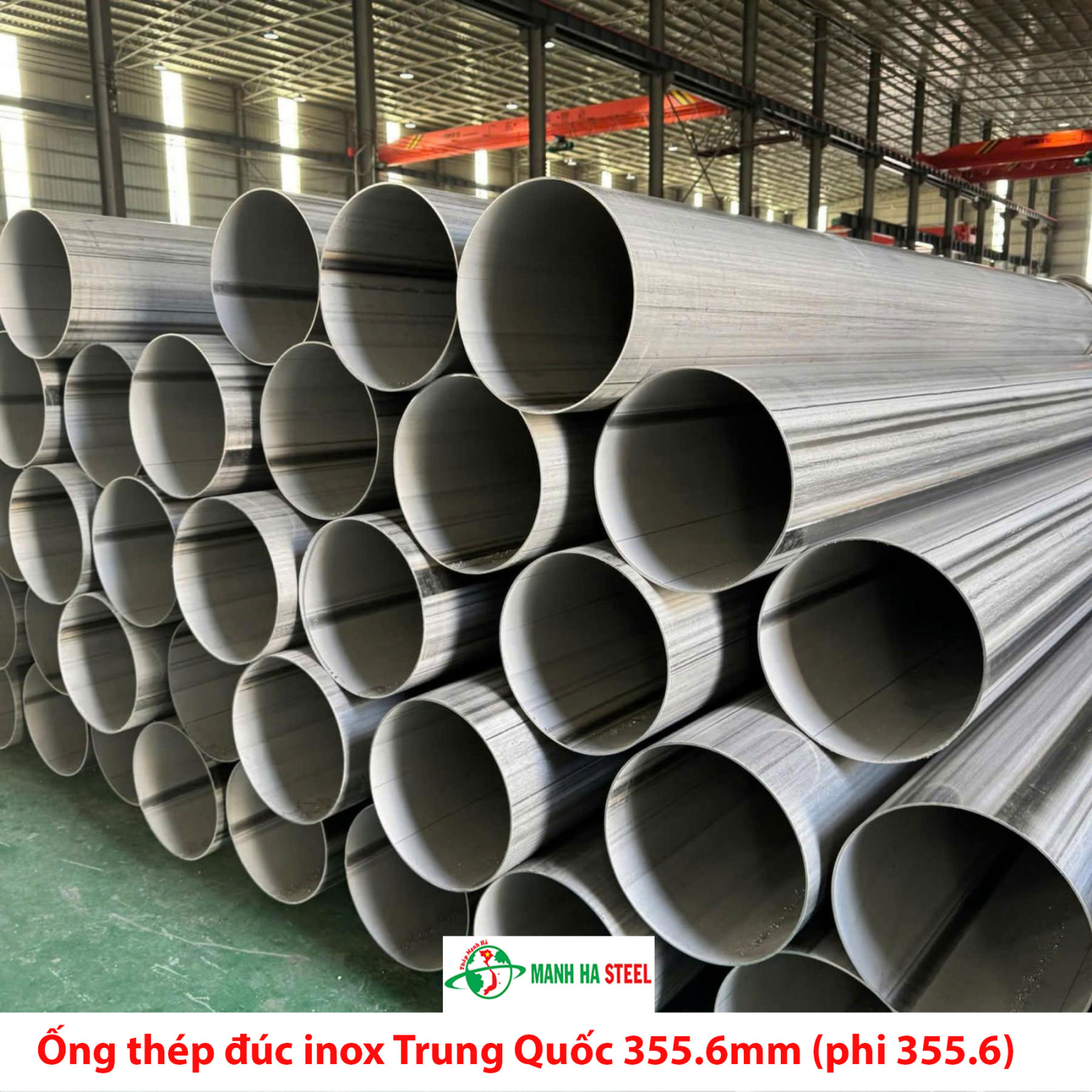 Ống đúc inox Trung Quốc 15 inch, Ống thép đúc inox Trung Quốc 355.6mm (phi 355.6)