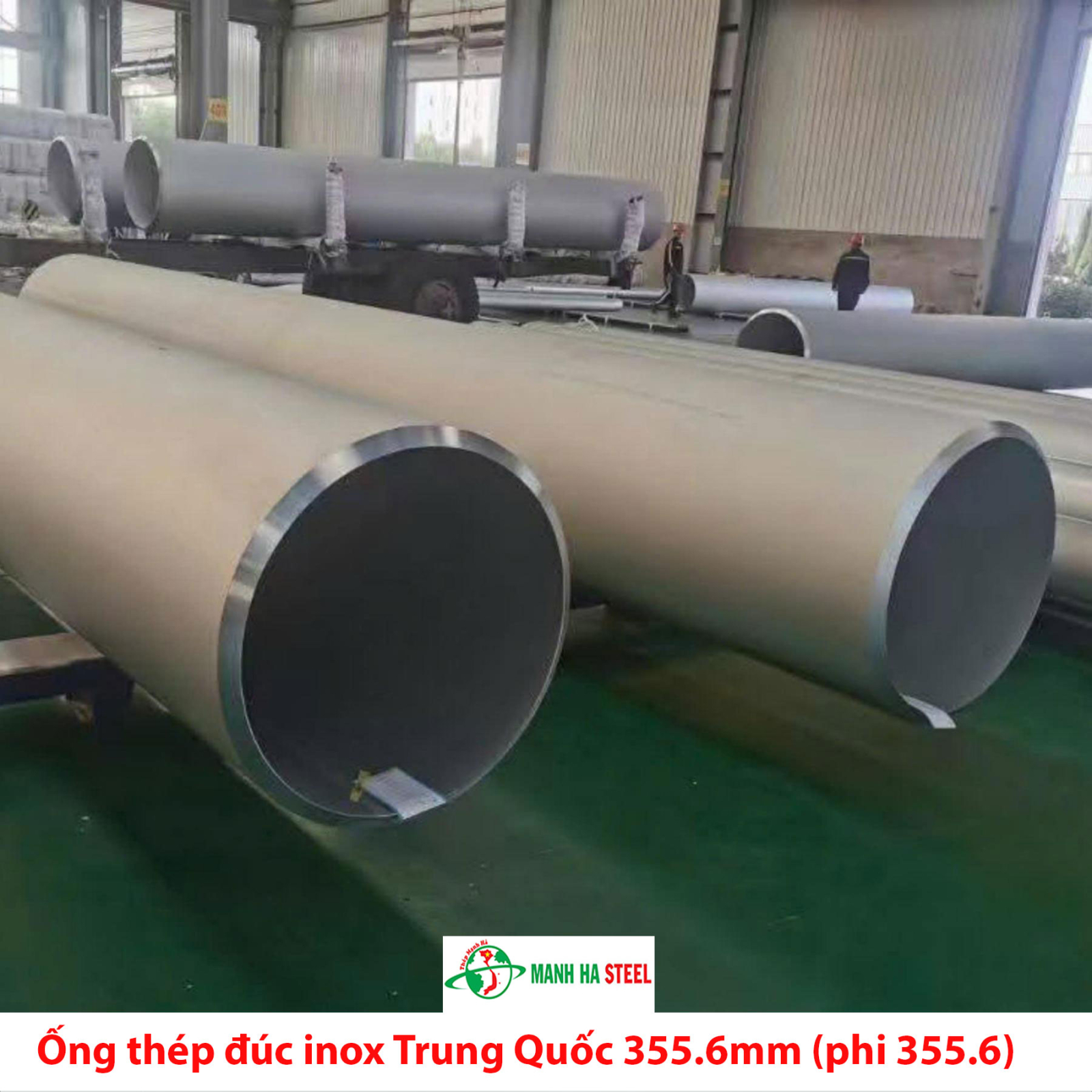Ống đúc inox Trung Quốc 15 inch, Ống thép đúc inox Trung Quốc 355.6mm (phi 355.6)